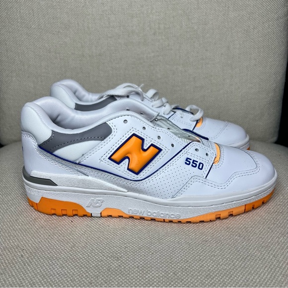 New Balance Men’s 550 Sneaker in Vibrant Orange - Picture 4 of 9